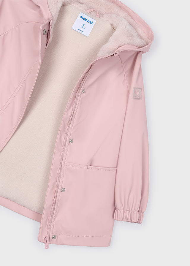 Parka com capucho pêlo - mayoral - Mini Menina - AW25-4450