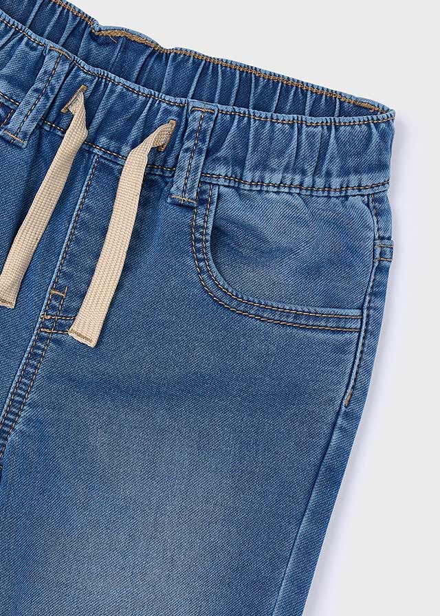 Calça soft denim jogger - mayoral - Mini Menino - AW25-4566