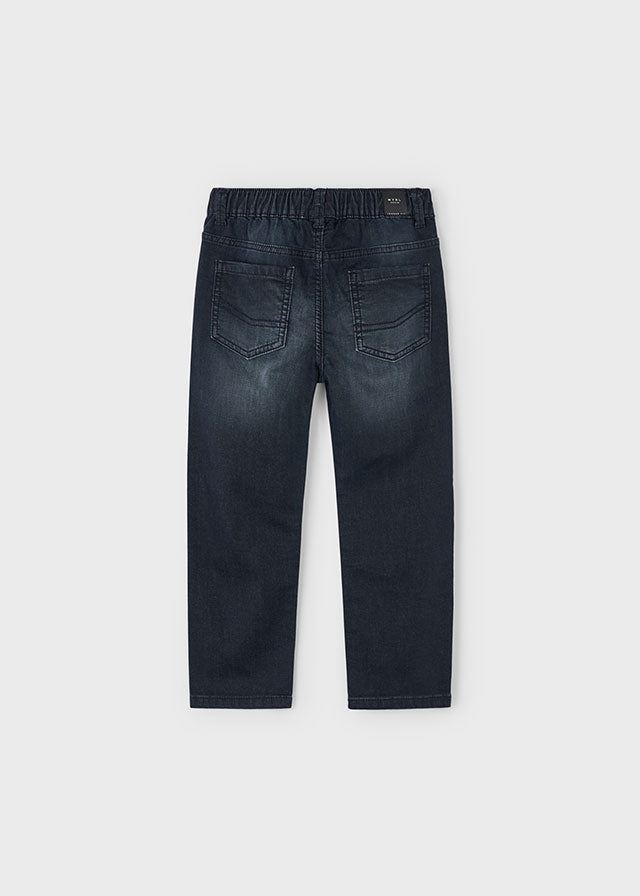 Calça soft denim jogger - mayoral - Mini Menino - AW25-4566