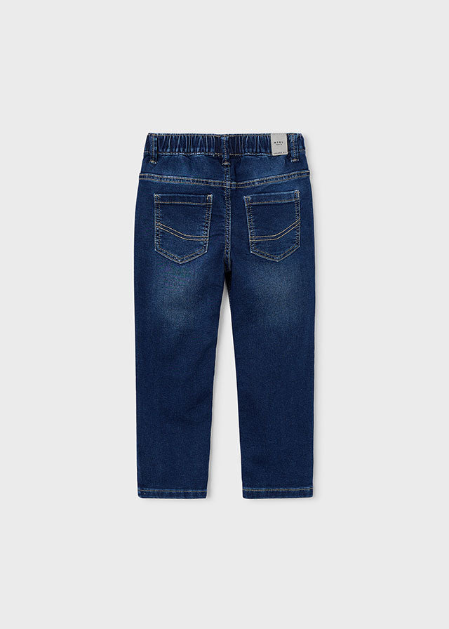 Calça soft denim jogger - mayoral - Mini Menino - AW25-4566