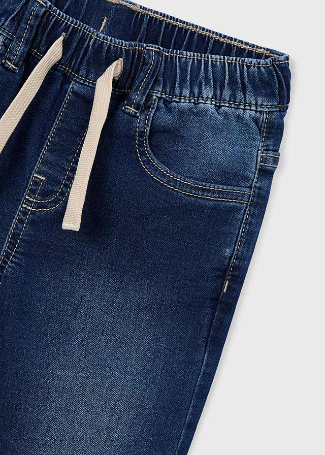 Calça soft denim jogger - mayoral - Mini Menino - AW25-4566