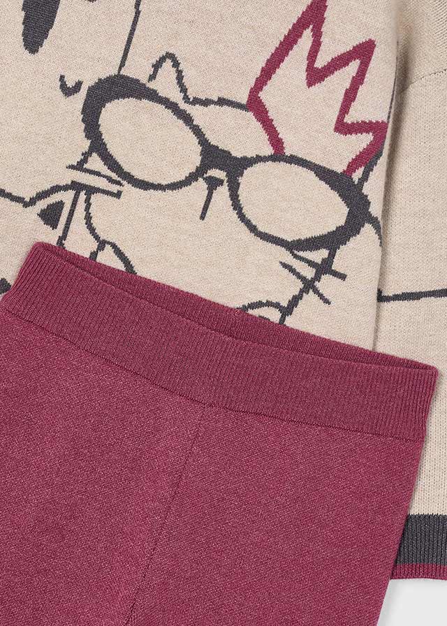 Conj. calça tricot - mayoral - Mini Menina - AW25-4583