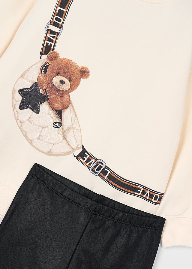 Conj. sweat leggings xadrez - mayoral - Mini Menina - AW25-4727