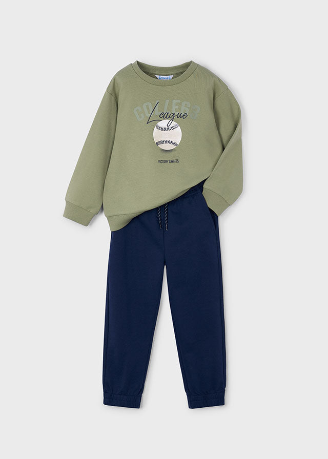 Fato treino "college" - mayoral - Mini Menino - AW25-4801