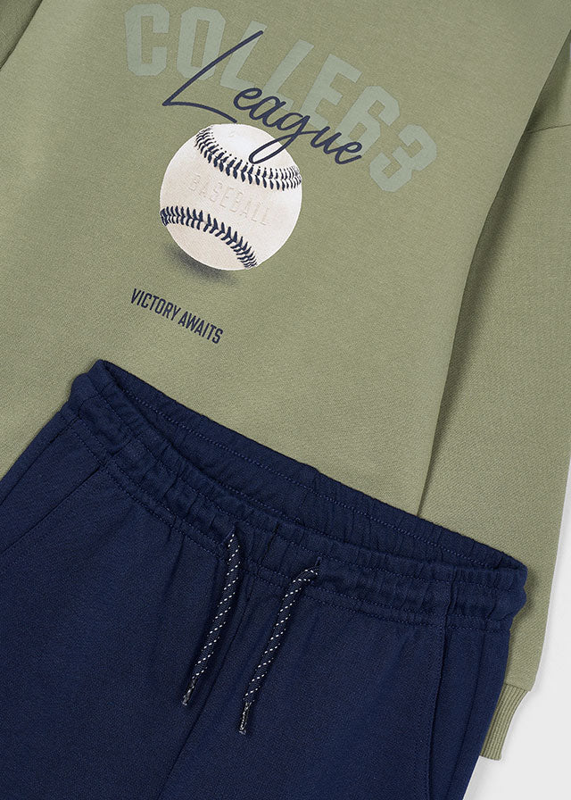 Fato treino "college" - mayoral - Mini Menino - AW25-4801