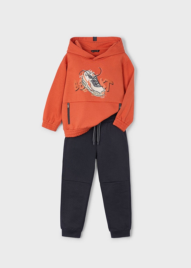 Fato treino sweat "bskt" - mayoral - Mini Menino - AW25-4802
