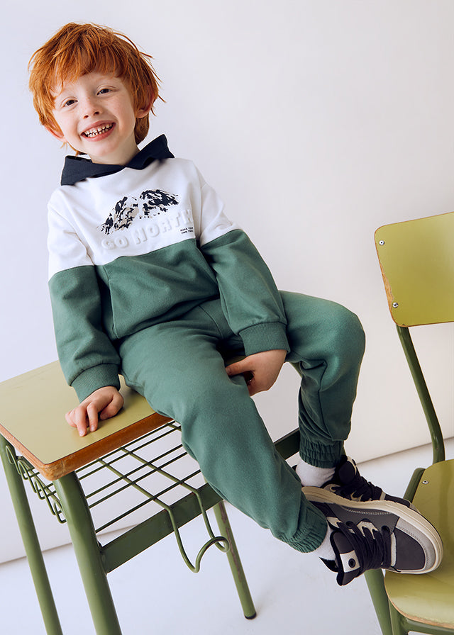 Fato treino sweat 2 calças - mayoral - Mini Menino - AW25-4804