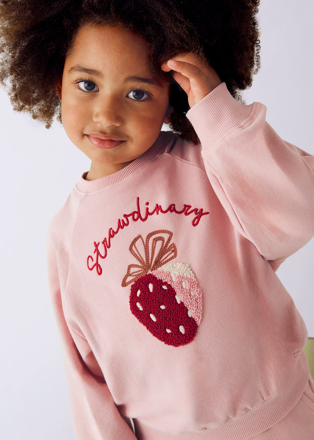Fato treino loose bordado - mayoral - Mini Menina - AW25-4893