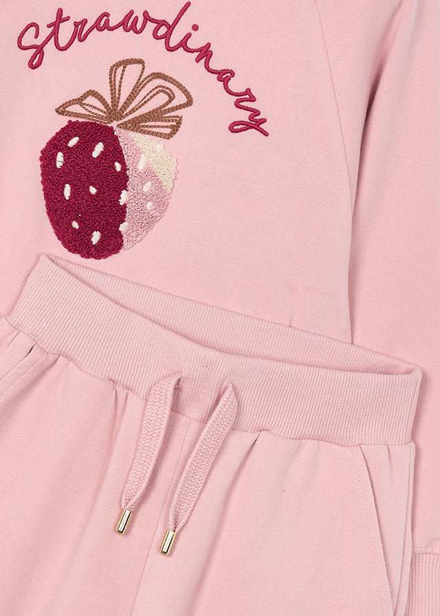 Fato treino loose bordado - mayoral - Mini Menina - AW25-4893