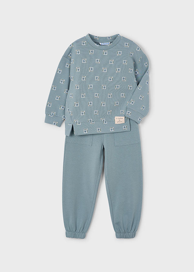 Fato treino estampado - mayoral - Mini Menina - AW25-4894
