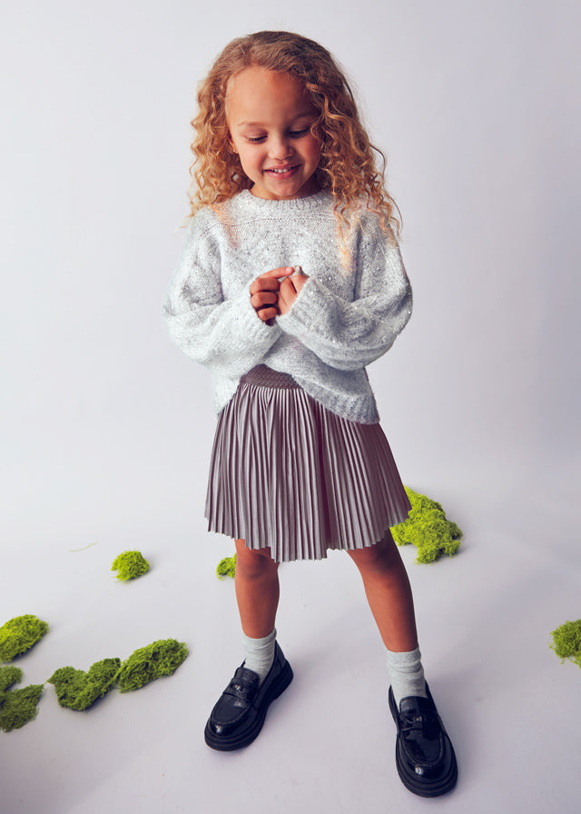 Saia plissada - mayoral - Mini Menina - AW25-4903