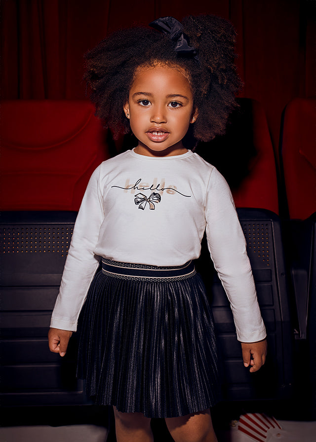 Saia plissada - mayoral - Mini Menina - AW25-4903