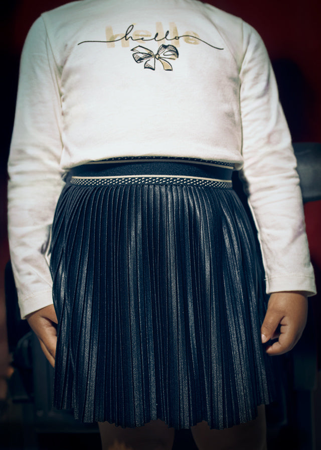 Saia plissada - mayoral - Mini Menina - AW25-4903