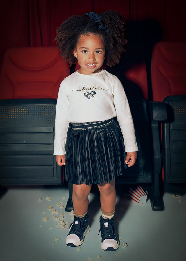 Saia plissada - mayoral - Mini Menina - AW25-4903