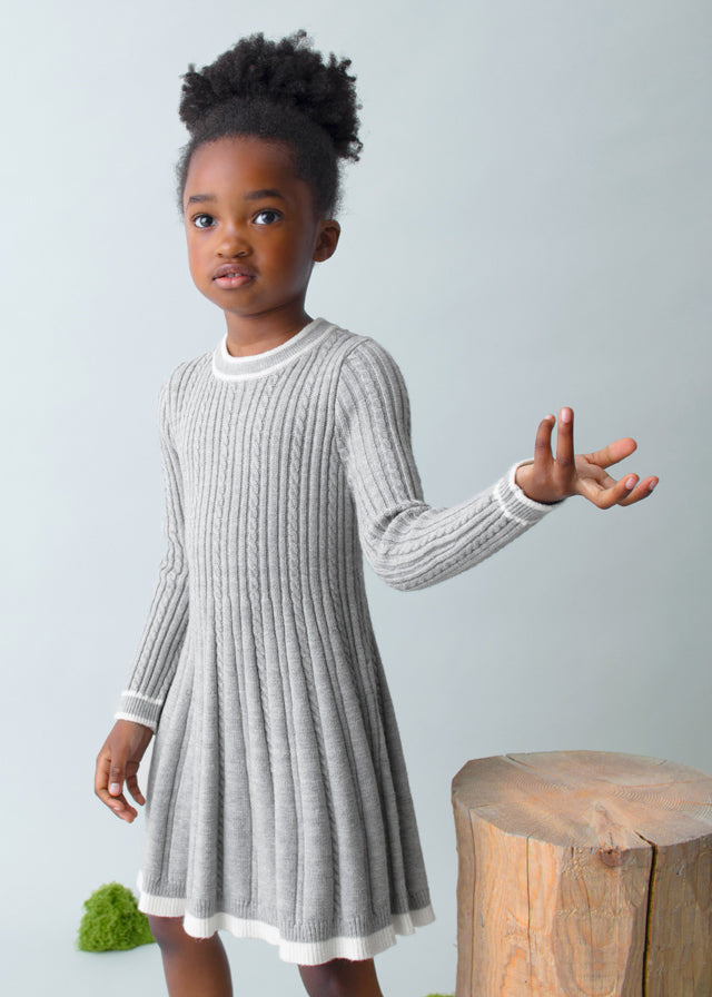 Vestido tricot oitos - mayoral - Mini Menina - AW25-4920