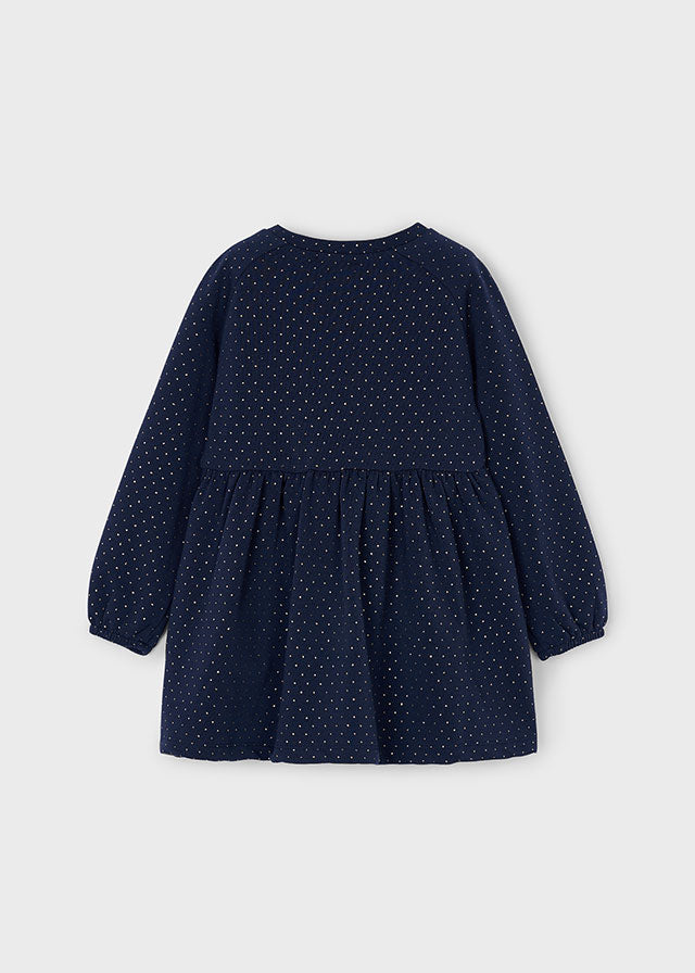 Vestido felpa bolso - mayoral - Mini Menina - AW25-4926
