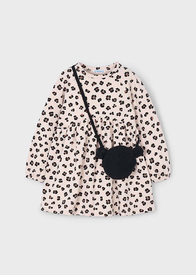 Vestido felpa bolso - mayoral - Mini Menina - AW25-4926