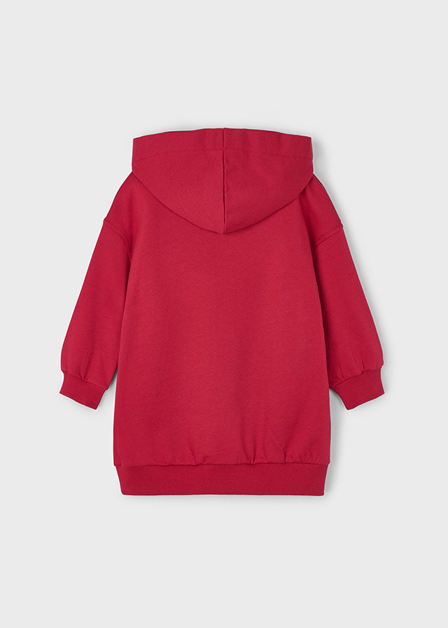 Vestido felpa carapuço - mayoral - Mini Menina - AW25-4928