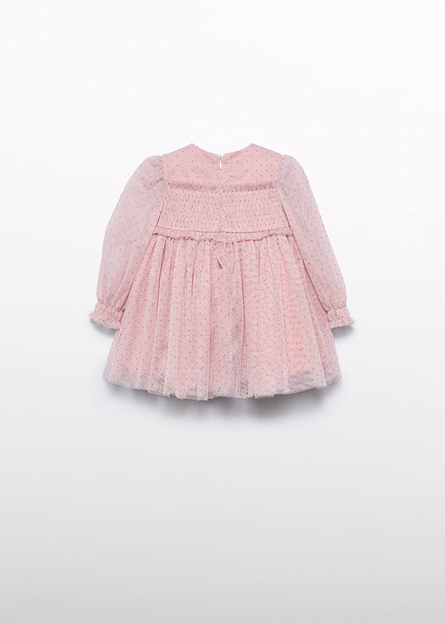 Vestido tule glitter - Abel & Lula - A&L Baby Menina - AW25-5506