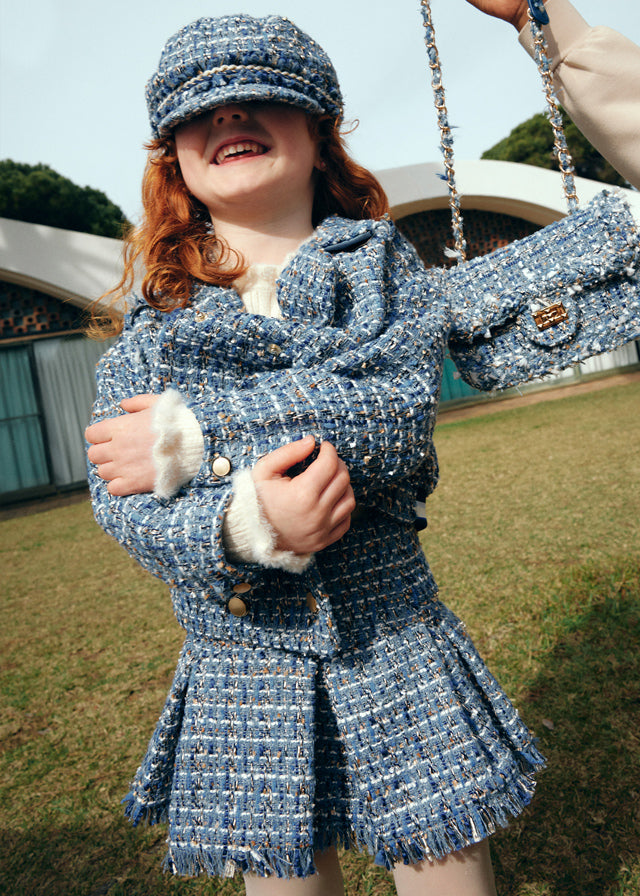 Saia tweed - Abel & Lula - A&L Mini Menina - AW25-5520