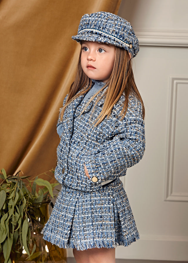 Saia tweed - Abel & Lula - A&L Mini Menina - AW25-5520