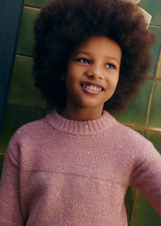 Conj. tricô saia - Abel & Lula - A&L Mini Menina - AW25-5543