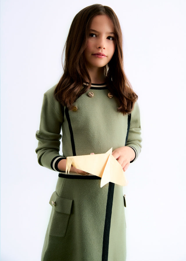 Conj. saia tricô - Abel & Lula - A&L Mini Menina - AW25-5544