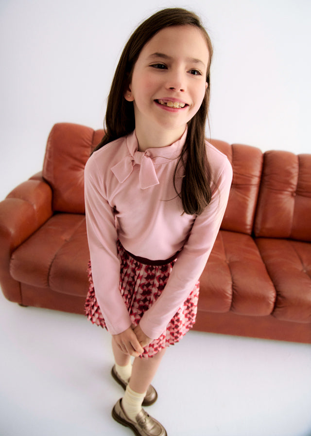 Camisola viscose laçada - Abel & Lula - A&L Mini Menina - AW25-5607