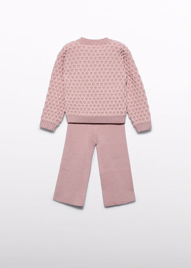 Conj. calça tricot - Abel & Lula - A&L Baby Menina - AW25-5714