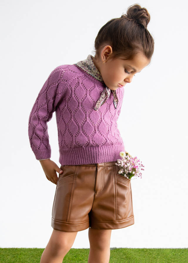 Bermuda polipele - Abel & Lula - A&L Mini Menina - AW25-5718