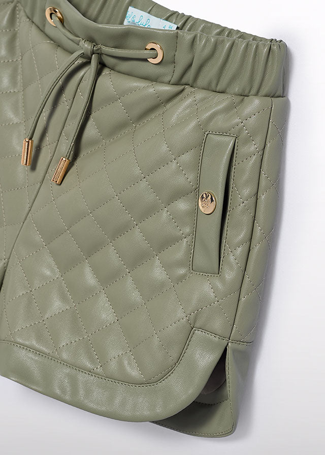 Bermuda acolchoada - Abel & Lula - A&L Mini Menina - AW25-5720
