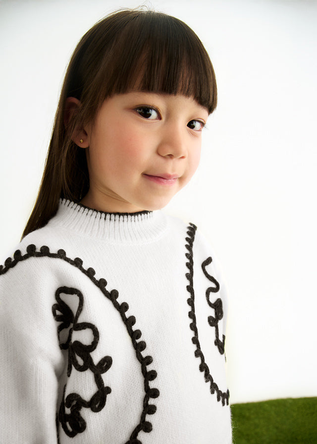 Conj. calça tricot - Abel & Lula - A&L Mini Menina - AW25-5729