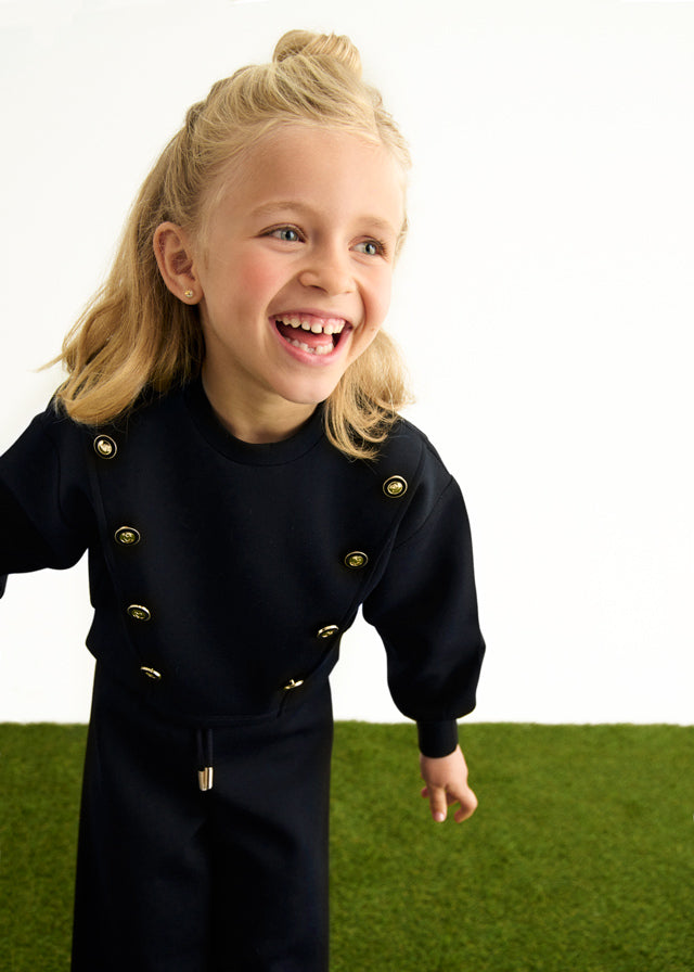Conj. calça casaco - Abel & Lula - A&L Mini Menina - AW25-5730