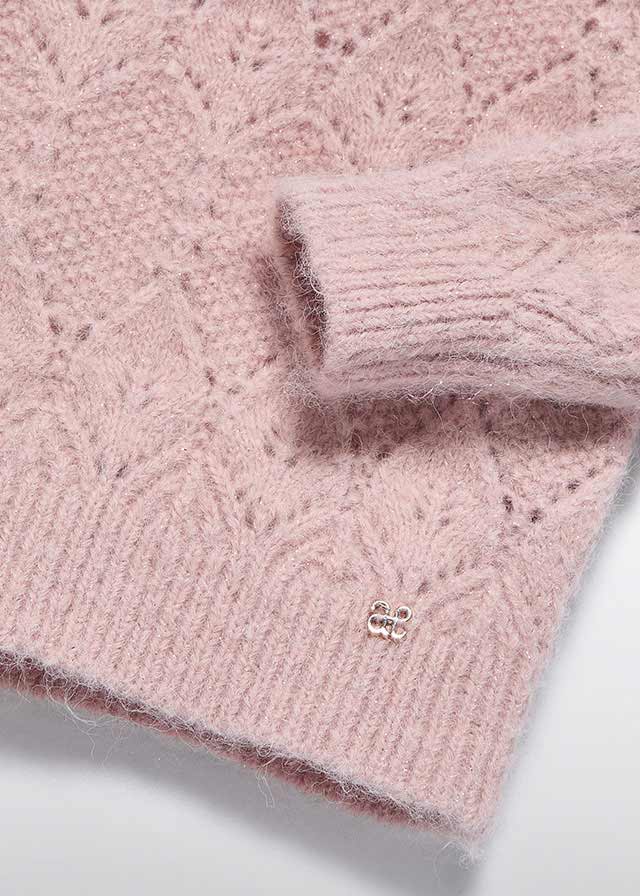 Jersey gola alta tricot - Abel & Lula - A&L Baby Menina - AW25-5816
