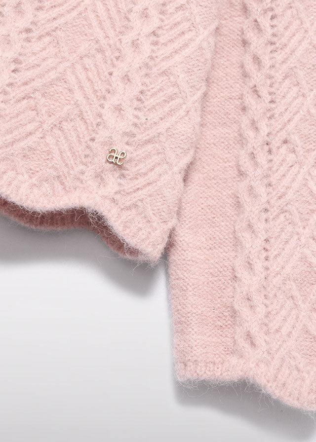 Jersey gola alta tricot - Abel & Lula - A&L Mini Menina - AW25-5829