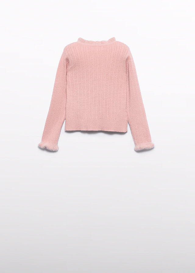 Camisola tricô combinada - Abel & Lula - A&L Mini Menina - AW25-5835