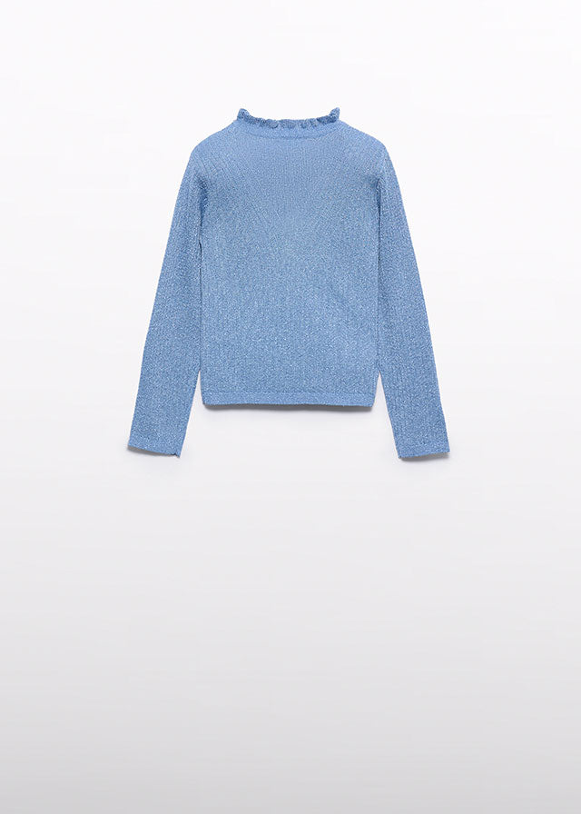 Camisola tricô brilho - Abel & Lula - A&L Mini Menina - AW25-5836