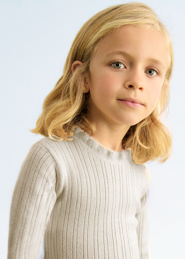 Camisola tricô brilho - Abel & Lula - A&L Mini Menina - AW25-5836