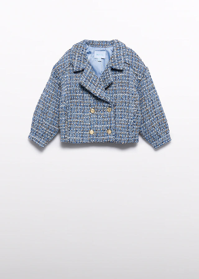 Jaqueta tweed - Abel & Lula - A&L Mini Menina - AW25-5841