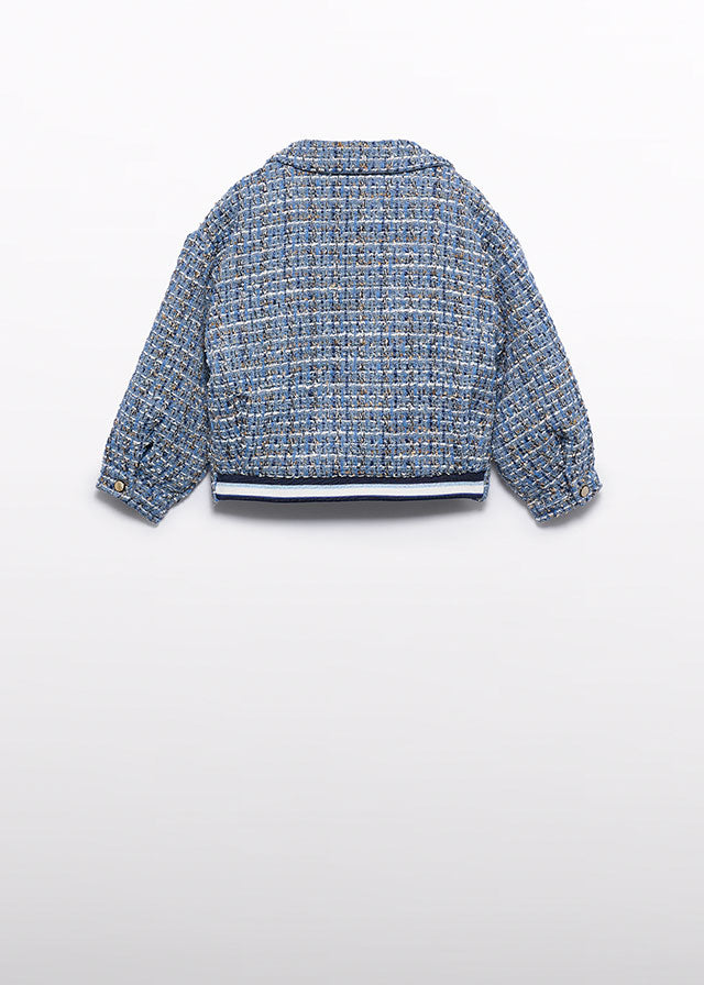 Jaqueta tweed - Abel & Lula - A&L Mini Menina - AW25-5841