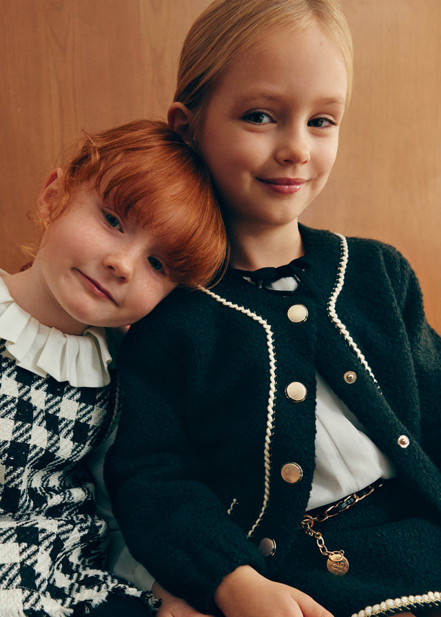 Blusão borreguito - Abel & Lula - A&L Mini Menina - AW25-5843