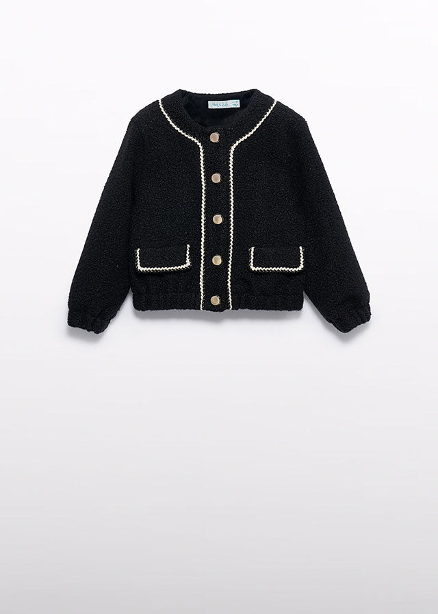 Blusão borreguito - Abel & Lula - A&L Mini Menina - AW25-5843