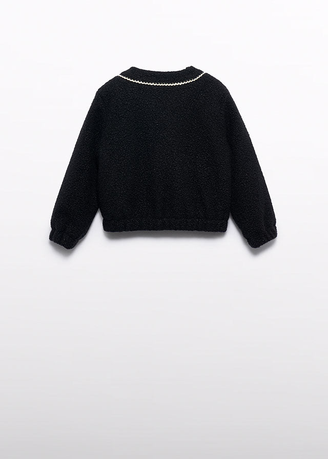 Blusão borreguito - Abel & Lula - A&L Mini Menina - AW25-5843