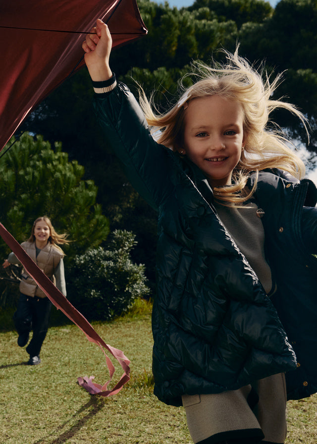 Blusão acolchoado - Abel & Lula - A&L Mini Menina - AW25-5847