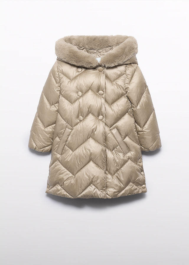 Blusão acolchoado - Abel & Lula - A&L Mini Menina - AW25-5847