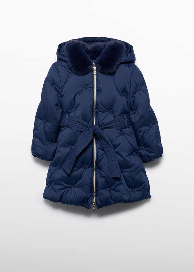 Blusão bordado acolchoado - Abel & Lula - A&L Mini Menina - AW25-5848