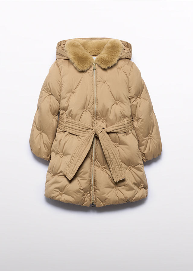 Blusão bordado acolchoado - Abel & Lula - A&L Mini Menina - AW25-5848