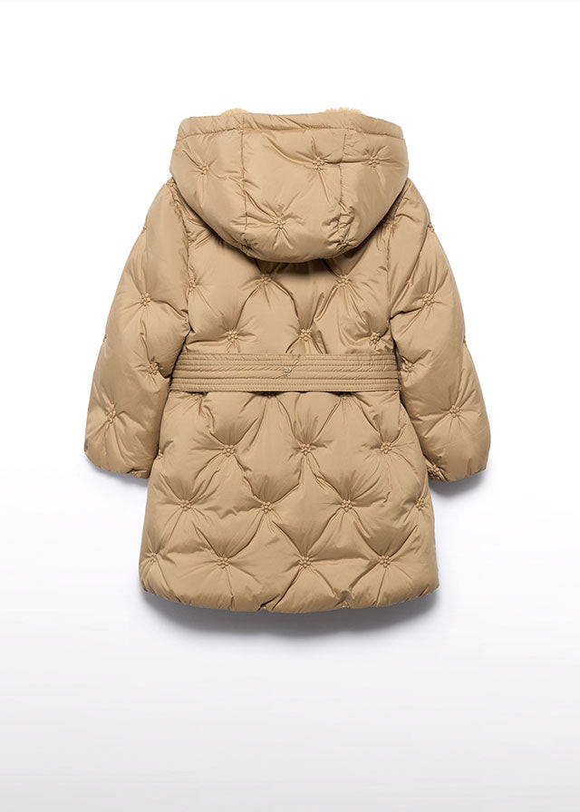 Blusão bordado acolchoado - Abel & Lula - A&L Mini Menina - AW25-5848