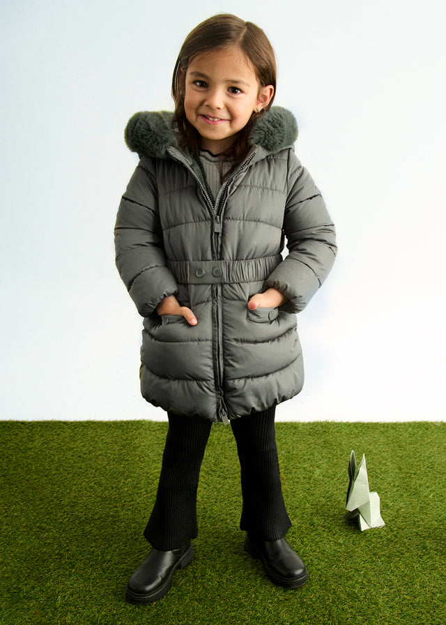 Blusão acolchoado - Abel & Lula - A&L Mini Menina - AW25-5850