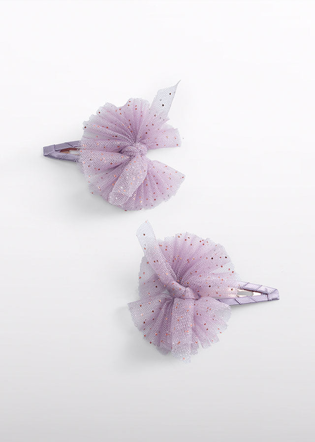 Set 2 ganchos cabelo laçadas - Abel & Lula - A&L Mini Menina - AW25-5968